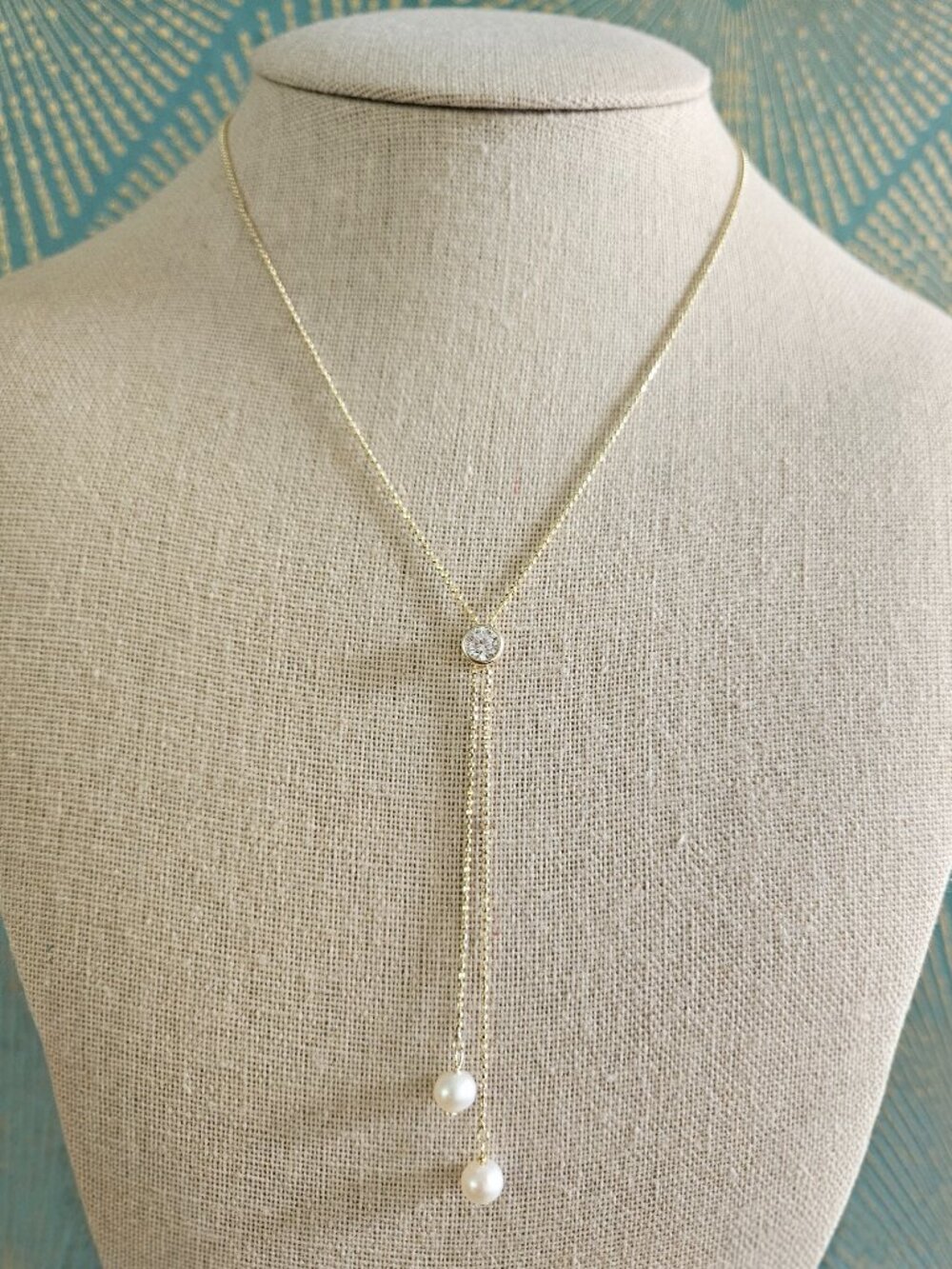 Argento Vivo Gold Plated Lariat